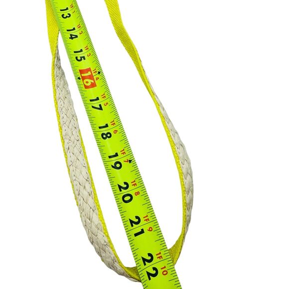 New Rachel Ashwell Pineapple Handbag Rattan Jute Crossbody North South Purse - Picture 10 of 16